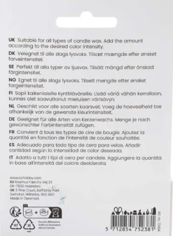 Kynttiläväri, vaaleanharmaa, 5g/ 1 pkt