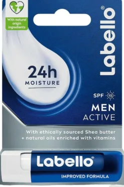 Labello 4,8g Active For Men SK15 -huulivoide