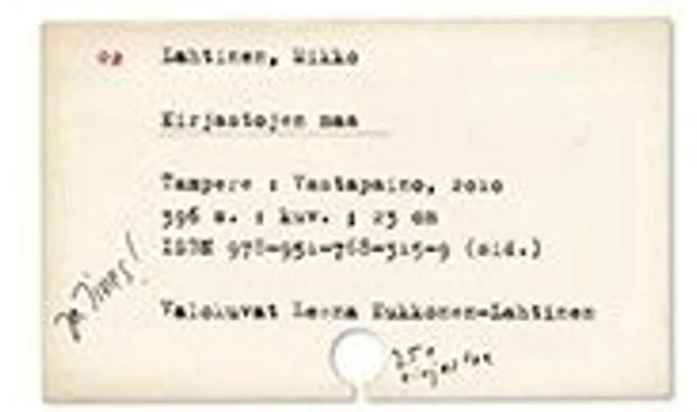 Lahtinen, Kirjastojen maa