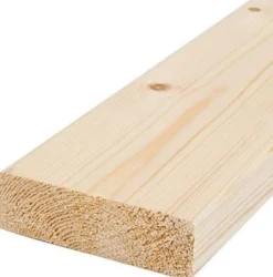 Laudelauta terveoksainen kuusi 28x95x2100 mm 8,4jm paketissa
