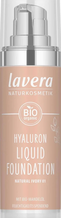 lavera Hyaluron Liquid Foundation -Natural Ivory 01- 30 ml