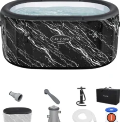 Lay-Z-Spa Glacial Dip -Kylmäallas Musta