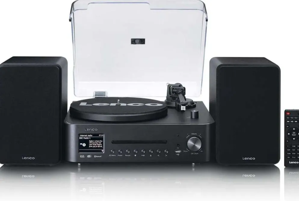 Lenco hifi‑järjestelmä MC-760BK, musta