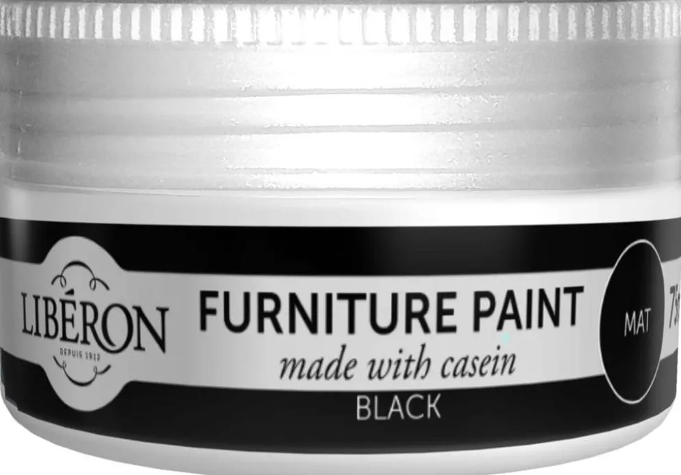 Liberon Casein Kalustemaali 75ml Black matt