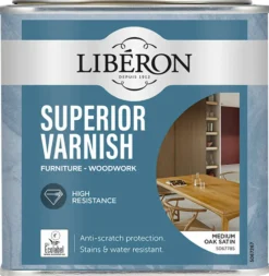 Liberon kalustelakka Superior 500 ml Medium Oak Satin