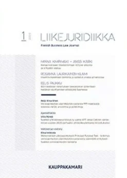 Liikejuridiikka 1/2022