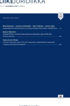 Liikejuridiikka 3/2025