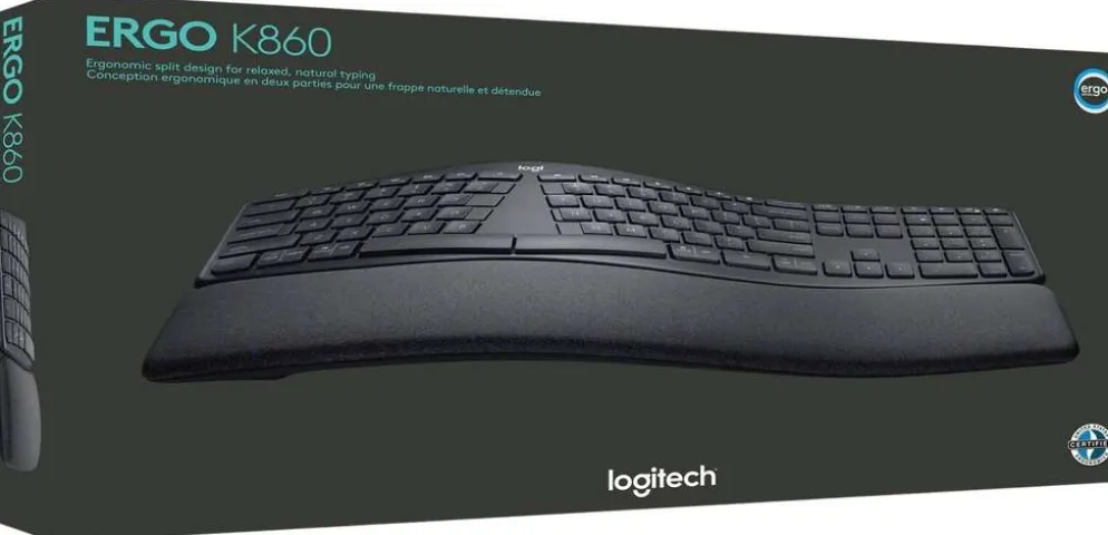 Logitech ergonominen näppäimistö Ergo K860