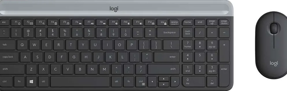 Logitech hiiri ja näppäimistö MK470 harmaa