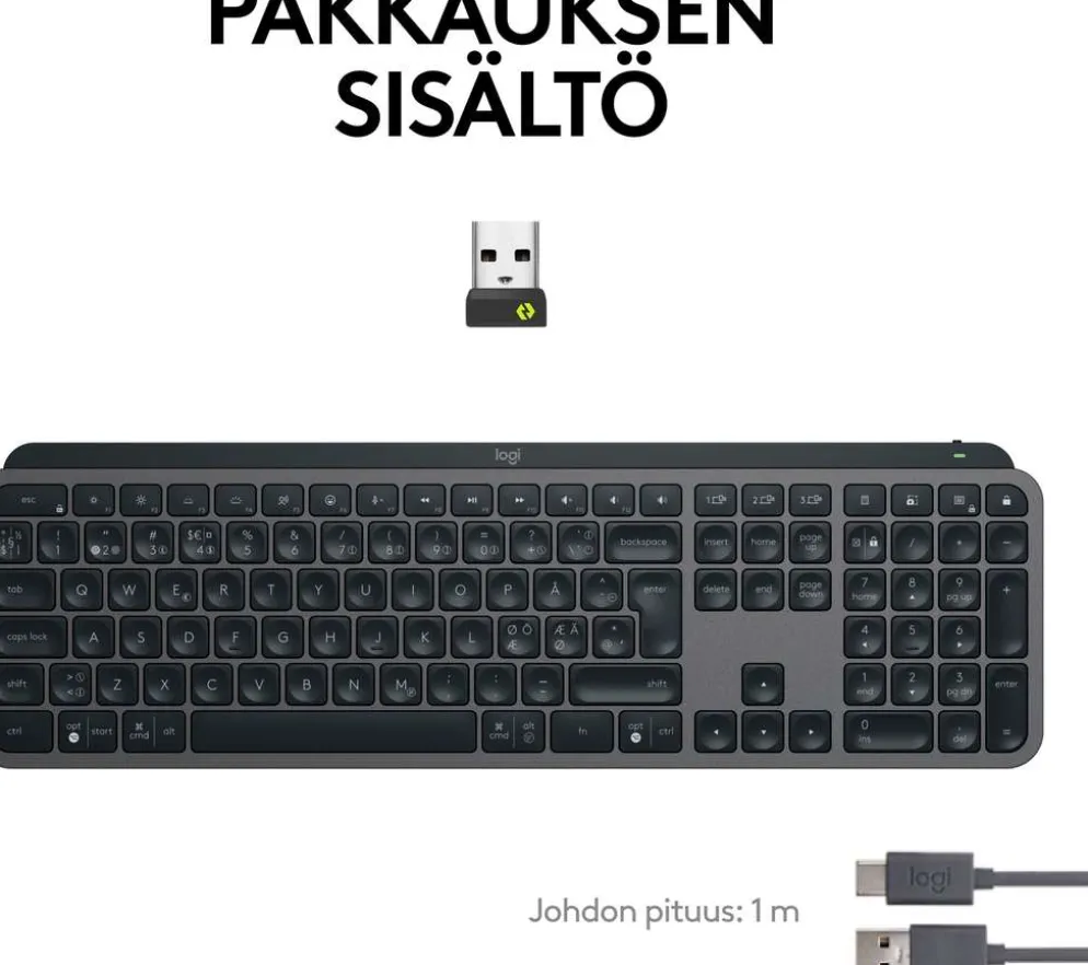 Logitech näppäimistö MX Keys S