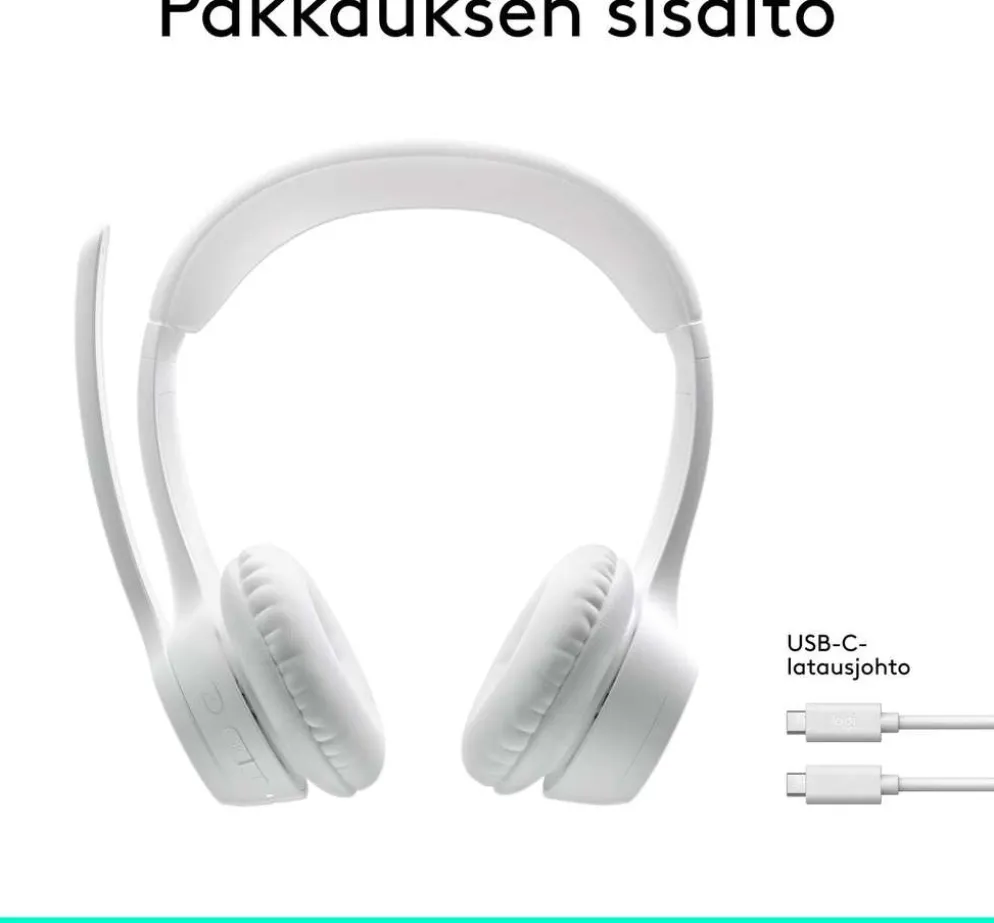 LOGITECH Zone 300 Wireless Bluetooth Headset - OFF WHITE