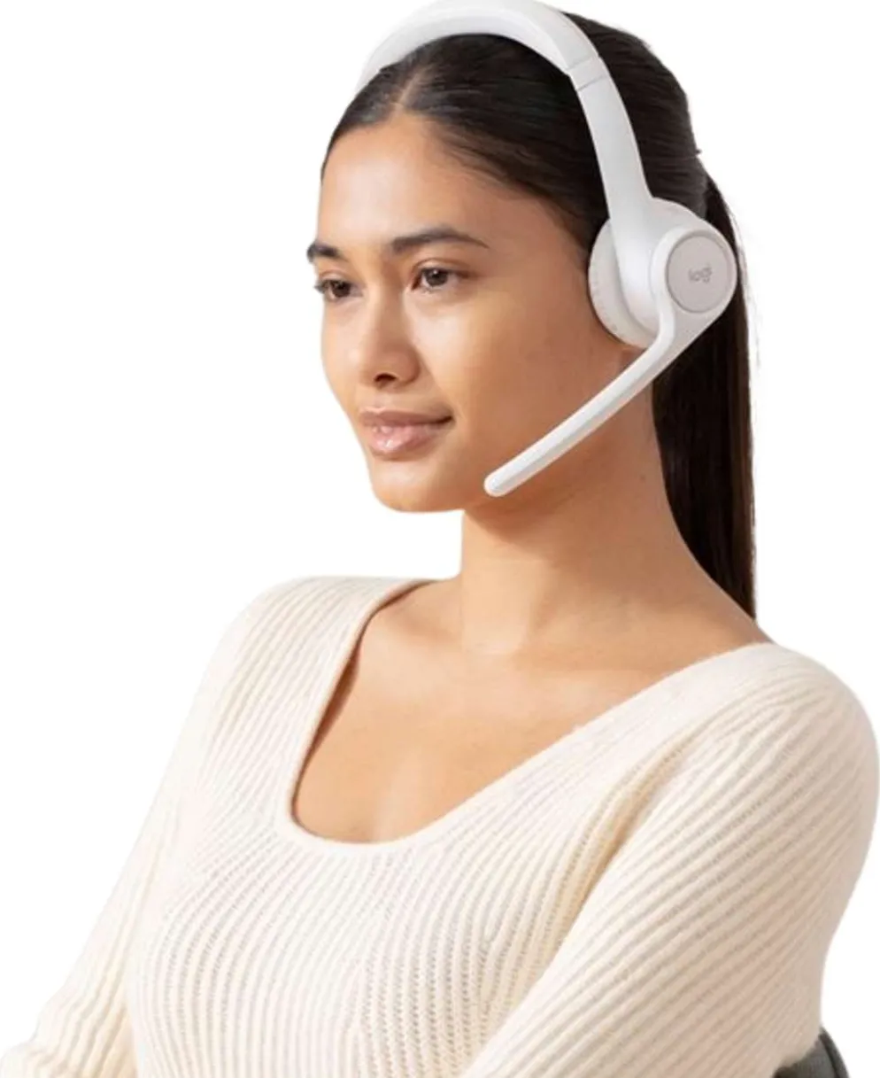 LOGITECH Zone 300 Wireless Bluetooth Headset - OFF WHITE