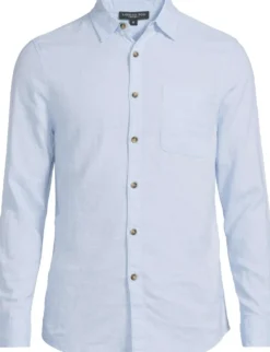 London Fog miesten pellavakauluspaita 194LF15262