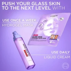 L'Oréal Paris Revitalift Filler Glass Skin Nestemäinen Päivävoide normaalille iholle 50 ml