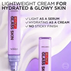 L'Oréal Paris Revitalift Filler Glass Skin Nestemäinen Päivävoide normaalille iholle 50 ml