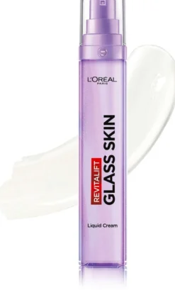 L'Oréal Paris Revitalift Filler Glass Skin Nestemäinen Päivävoide normaalille iholle 50 ml