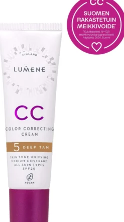 Lumene CC Color Correcting Meikkivoide SK20 5 Deep Tan 30 ml