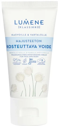 Lumene KLASSIKKO Hajusteeton kosteuttava voide 75 ml
