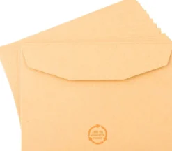 Luontevat kirjekuori C6 25 kpl uusiopaperi