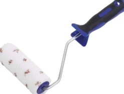 LUX-TOOLS minitela mikrokuitu 12 cm varrella sileille ja keskikarkeille pinnoille