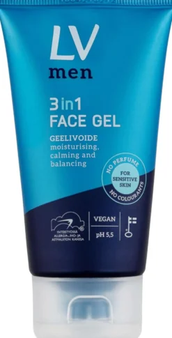 LV 75ml Men 3in1 Face gel geelivoide