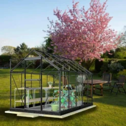 Lykke Kasvihuone Hybrid 8,2m2, musta