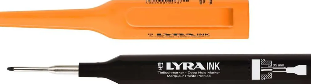 Lyra Reikämarkkeri INK musta KP
