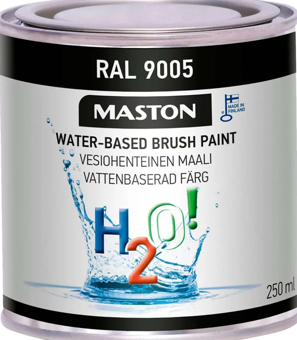 Maali H2O! RAL9005 Syvänmusta 250ml