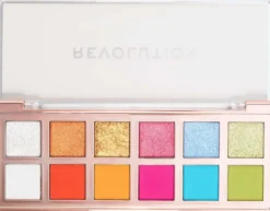 Makeup Revolution The Vibrant Icon Brights luomivärilajitelma 12 sävyä