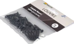 Maler Louvre ruuvi akustiikkalevylle 3,8x28 fos musta