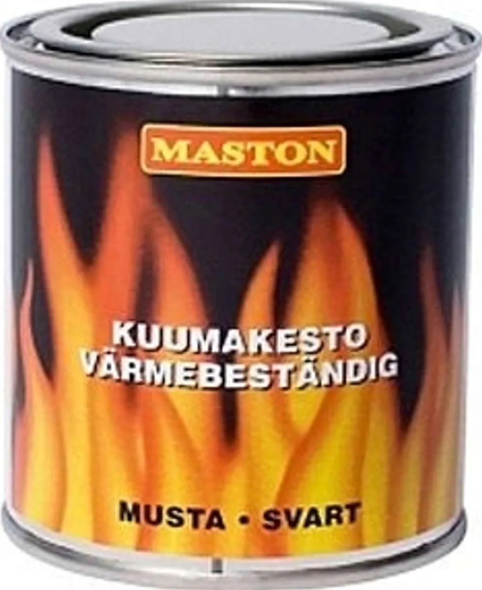 Maston kuumakestomaali 400°C 250 ml musta