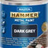 Maston metallimaali Hammer Sileä tummanharmaa 250 ml