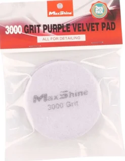 Maxshine velvet pad samettilaikka 135mm keskivaikeiden maalipinnan vaurioiden korjaamiseen, esim. maalisumurajat