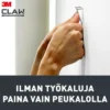 3M CLAW™-taulukoukku kipsilevylle, 20 kg 3PH20-4UKN, 4 ripustuskoukkua