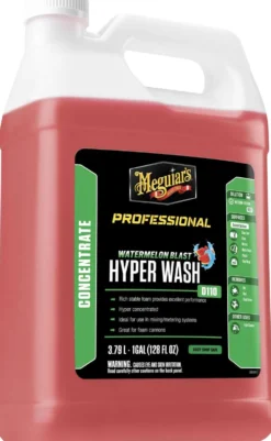 Meguiars Pro hyper wash, tehokas shamppoo, esipesuaine ja vaahtopesuaine, D11001