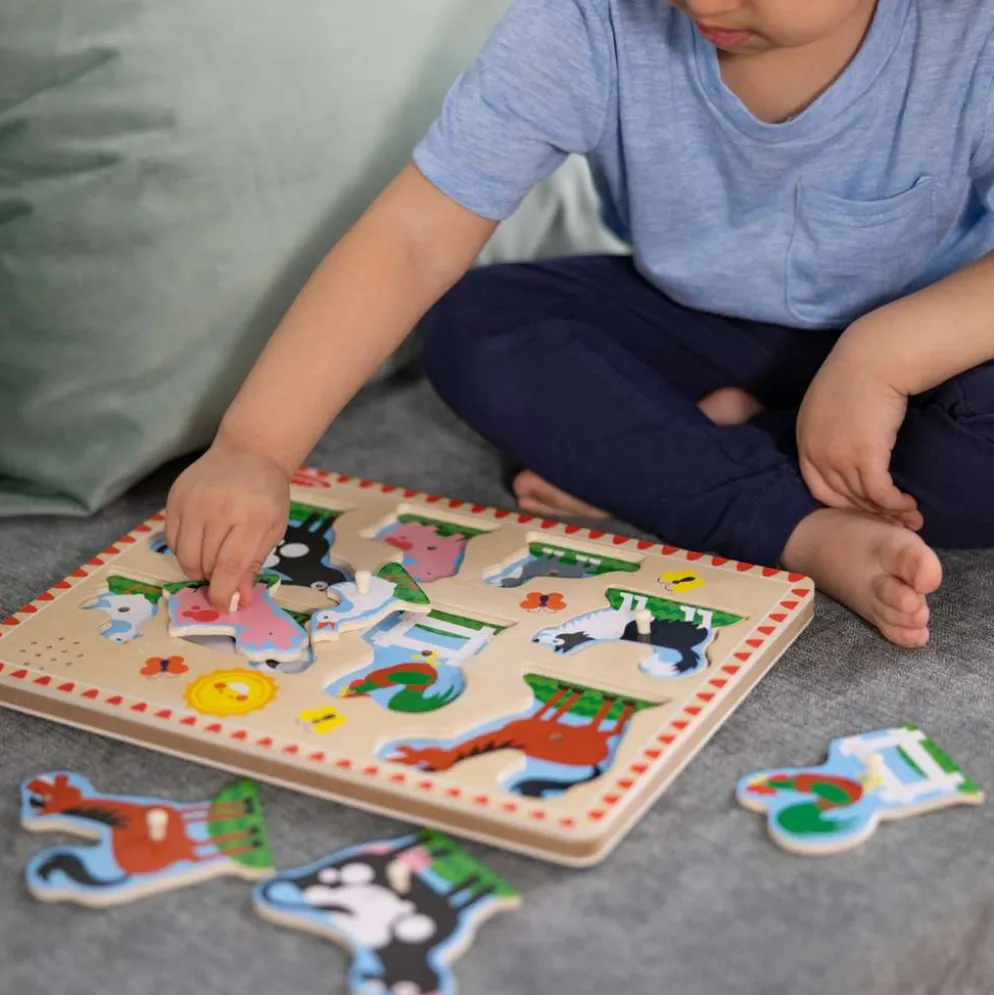 Melissa & doug Äänipalapeli Maatilan eläimet