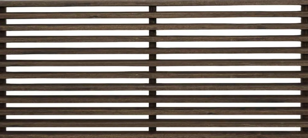 Miljöörakennus aitaelementti tumman harmaa 180 x 80 x 7 cm