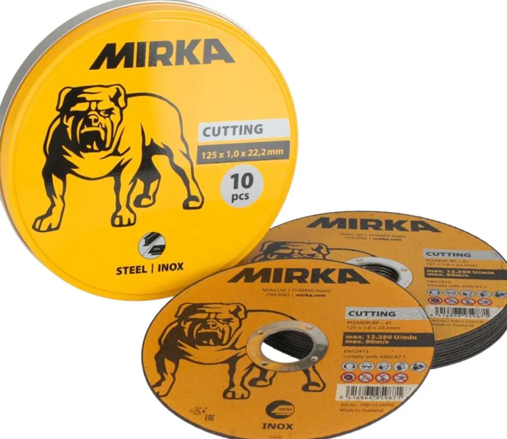 Mirka katkaisulaikka 125x1,0mm 10/p INOX