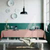 Mistral Home pöytäliina Sogo 138 x 250 cm Rose Mahogany
