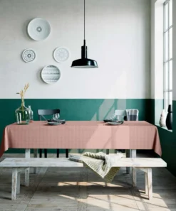 Mistral Home pöytäliina Sogo 138 x 250 cm Rose Mahogany