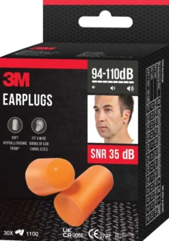 3M™ korvatulpat 1100 SNR 35 dB 30 paria