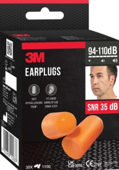 3M™ korvatulpat 1100 SNR 35 dB 30 paria