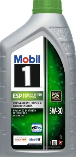 Mobil 1 1l täyssynteettinen moottoriöljy ESP 5W-30