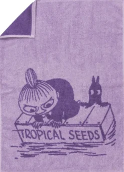 Moomin Arabia Muumikäsipyyhe 50x70 Pikku Myy liila GOTS