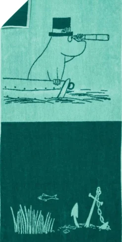 Moomin Arabia Muumi kylpypyyhe 70x140 Muumipappa sin.vih.GOTS