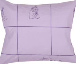 Moomin Arabia Muumi tyynyliina 50x60cm Pikku Myy lila GOTS
