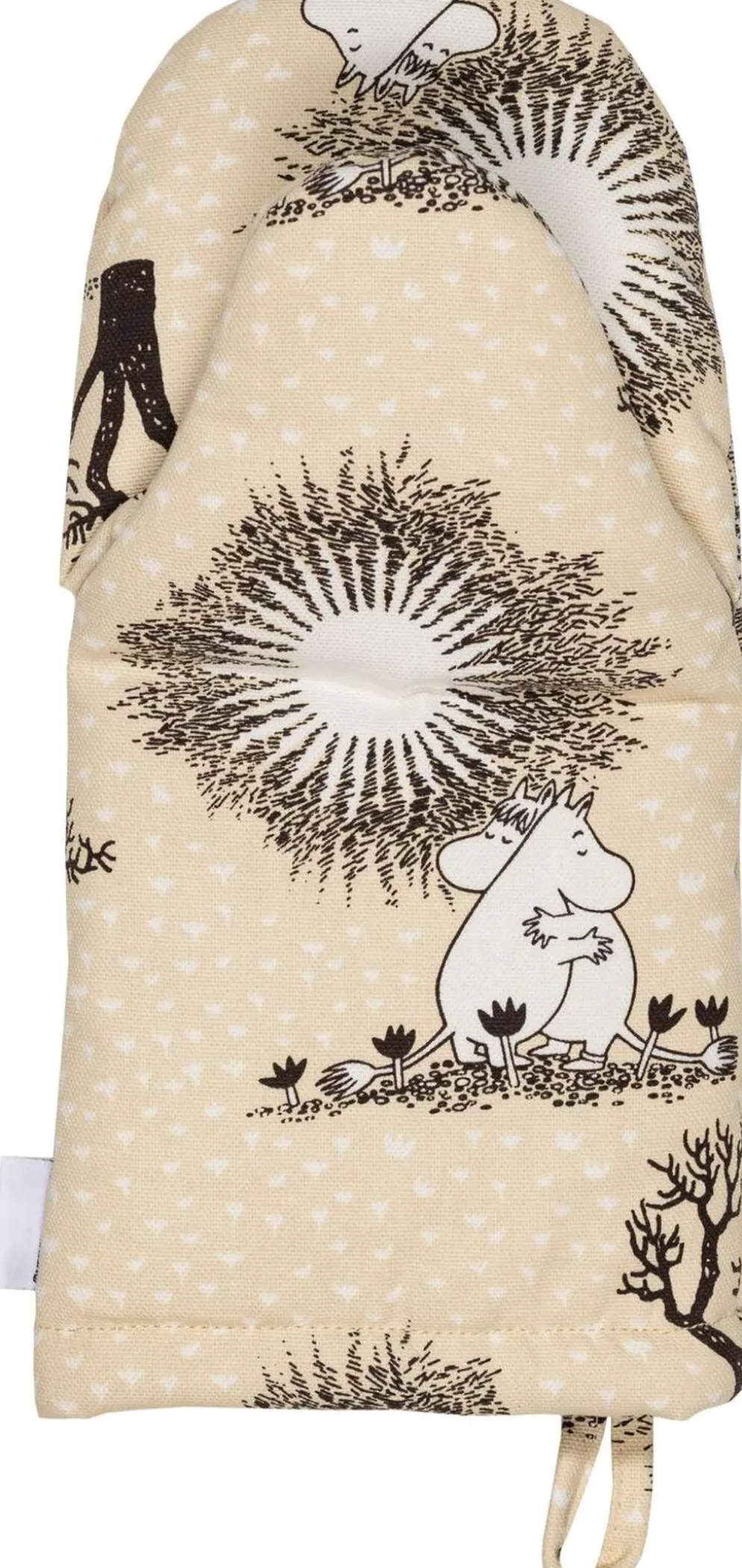 Moomin Arabia Muumi uunikinnas 15x34cm Rakkaus beige