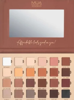 MUA Make Up Academy Ultimate Obsession 24 Shade Matte Nude Eyeshadow Palette 26,4 g luomiväripaletti