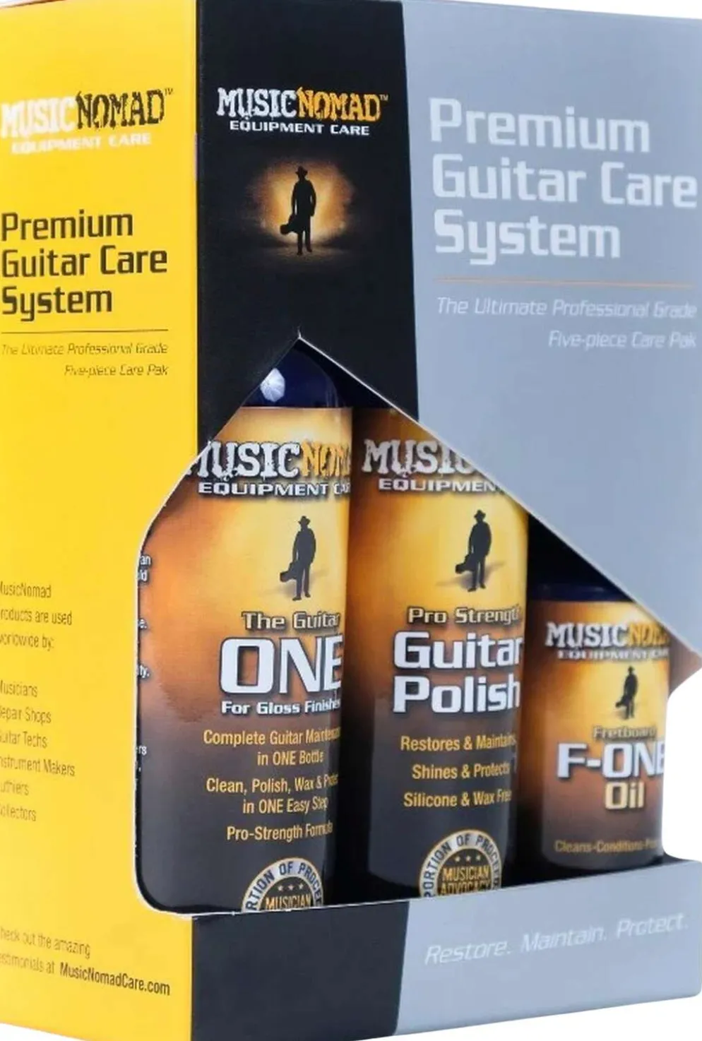 Music Nomad premium kitaran hoitosarja MN108
