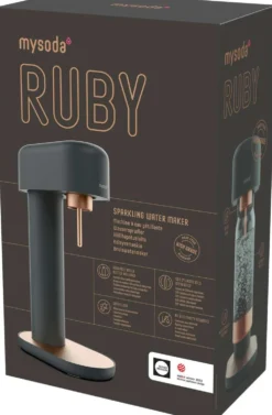 Mysoda Ruby 2 Black Copper hiilihapotuslaite